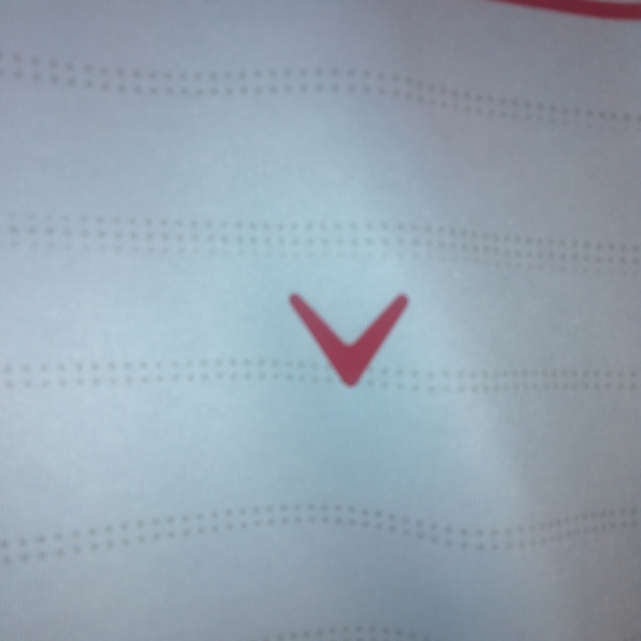 Callaway Opti Dri White Polyester Golf Polo Shirt Mens Size Large - Picture 5 of 8